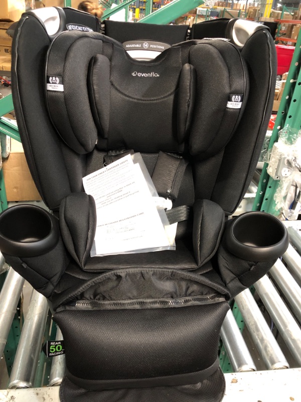 Photo 3 of Evenflo Gold Revolve360 Extend All-in-One Rotational Car Seat with SensorSafe (Moonstone Gray) Gold Revolve Extend Sensorsafe Moonstone Gray