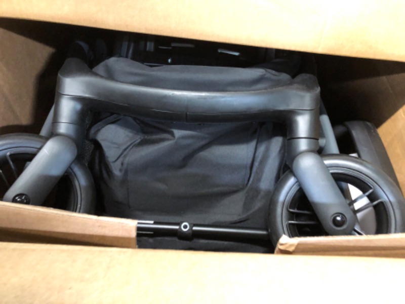 Photo 3 of Evenflo Pivot Suite Travel System with LiteMax Infant Car Seat with Anti-Rebound Bar Devon Gray