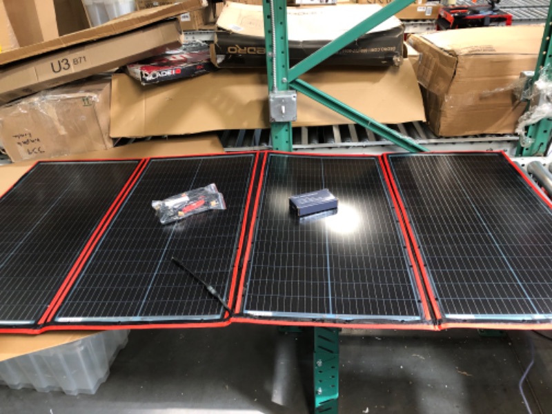 Photo 2 of (READ FULL POST) DOKIO 300W 18V Portable Solar Panel Kit (ONLY 0.9in Thick) Folding Solar Charger with 2 USB Outputs for 12v Batteries/Power Station AGM LiFePo4 RV Camping Trailer Car Marine