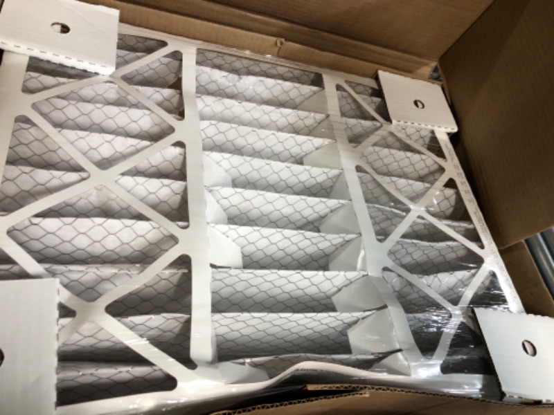 Photo 3 of Honeywell Home 20x25x4 MERV 8, AC Furnace Air Filter, 3 PACK (CF100A1025-3PKAM) (Actual Dimensions: 19.94 x 24.87 x 4.38 in.) 3 Count (Pack of 1)