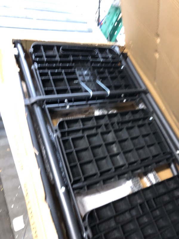 Photo 1 of HBTower 4 Step Ladder with Handrails, Folding Step Stool with Wide Anti-Slip Pedal, 330lbs Sturdy Steel Ladder