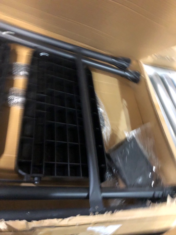 Photo 1 of HBTower 4 Step Ladder with Handrails, Folding Step Stool with Wide Anti-Slip Pedal, 330lbs Sturdy Steel Ladder