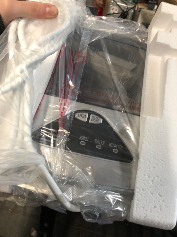 Photo 1 of Ice Makers Countertop, Self-Cleaning Function, Portable Electric Ice Cube Maker Machine