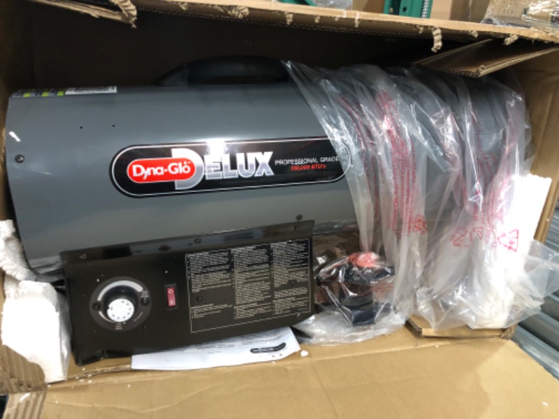 Photo 4 of ***DOES NOT POWER ON - UNABLE TO TROUBLESHOOT - FOR PARTS - NONREFUNDBALE***
Dyna-Glo 150,000 BTU Delux Natural GAS Forced Air Heater