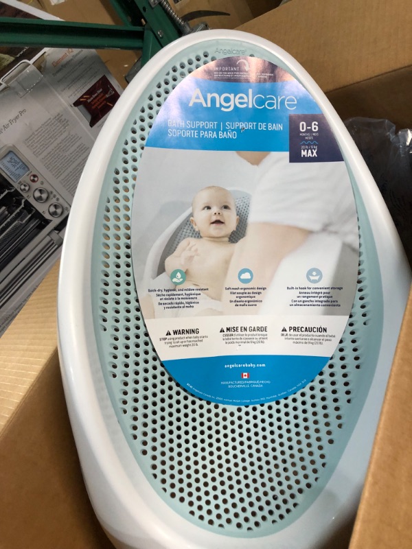 Photo 2 of Angelcare Baby Bath Support (Aqua) | Ideal for Babies Less than 6 Months Old