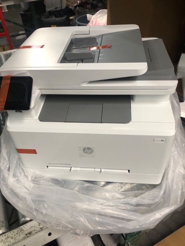 Photo 5 of HP Color LaserJet Pro M283fdw Wireless All-in-One Laser Printer, Remote Mobile Print, Scan & Copy, Duplex Printing, Works with Alexa (7KW75A), White