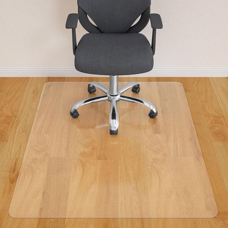 Photo 1 of HOMEK Extra Large Office Chair Mat for Hardwood Floor- 44" x 58" Clear 