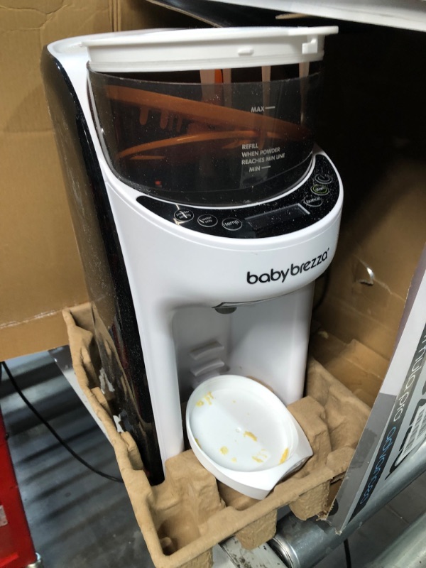 Photo 2 of *DIRTY BUT TURNS ON* New and Improved Baby Brezza Formula Pro Advanced Formula Dispenser Machine - Automatically Mix a Warm Formula Bottle Instantly - Easily Make Bottle with Automatic Powder Blending