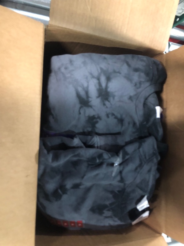 Photo 2 of NONREUNDABLE OF BLACK AND GREY TIE DYE SHORTS AND CREW NECKS SIZE (SMALL-XXLARGE)