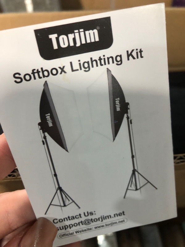 Photo 3 of Torjim Softbox Lighting Kit, 30"X30" Professional Photography Lighting Kit for Filming Model Portrait Product Fashion Photography, Continuous Lighting Kit for Video Recording, Portraits Shooting Hexagon