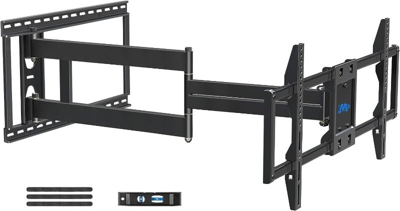 Photo 1 of USX MOUNT Full Motion Sliding TV Wall Mount for 32-90" TV, Articulating TV Mount Holds up to 150lbs, TV Centering Swivel Rotate Extend Tilt TV Bracket, Max VESA 600x400mm, 16" 18" 24" Studs for 32-90" TV Sliding TV Mount