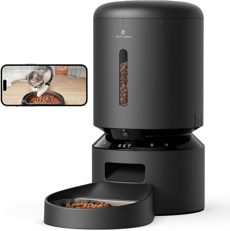 Photo 1 of *SEE NOTES* PETLIBRO Automatic Cat Feeder with Camera, 1080P HD Video with Night Vision