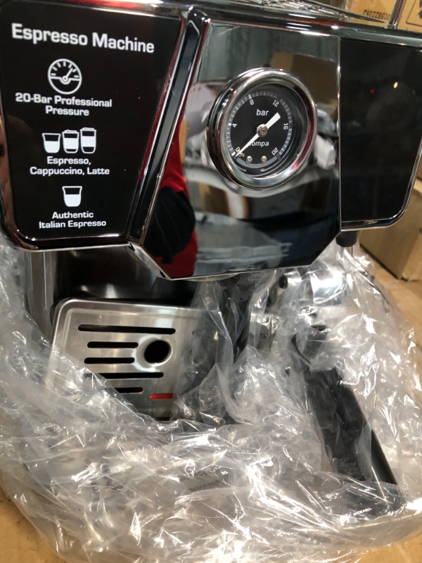 Photo 4 of * important * read notes *
HOMOKUS Espresso Machine 20 Bar with Milk Frother Steam Wand