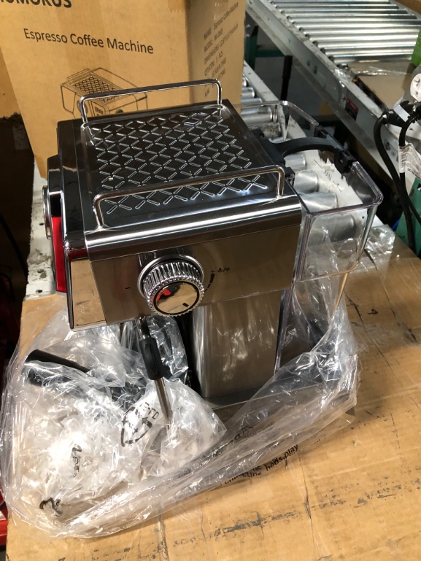 Photo 2 of * important * read notes *
HOMOKUS Espresso Machine 20 Bar with Milk Frother Steam Wand