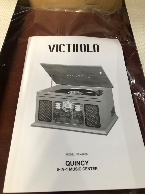 Photo 2 of Victrola Nostalgic 6-in-1 Bluetooth Record Player & Multimedia Center