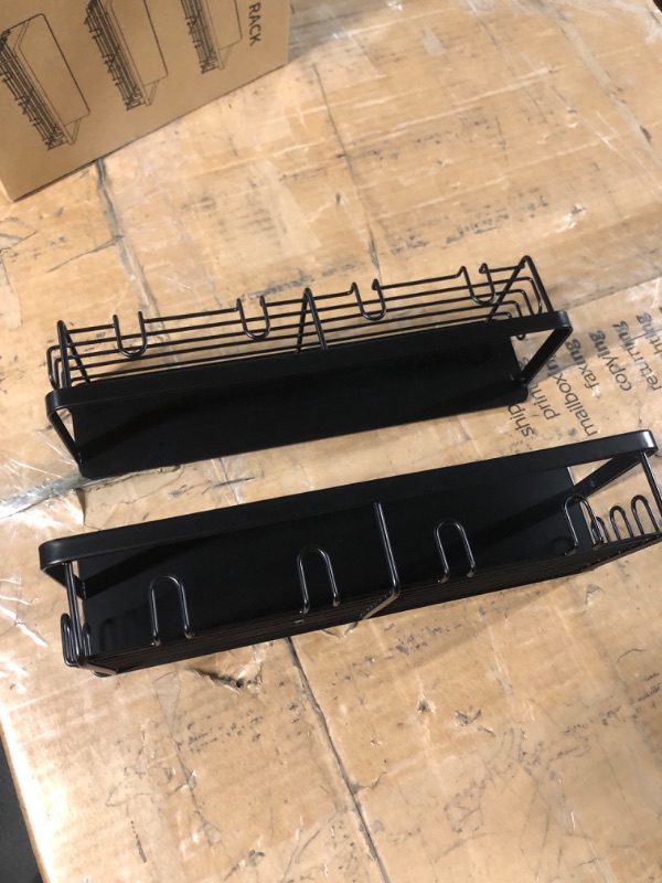 Photo 1 of *SEE NOTES* EAZOO Spice Racks Magnetic for Refrigerator,Spice Organizers Black Color 4 PACK