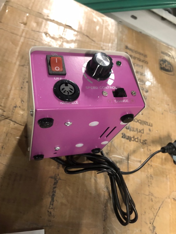 Photo 1 of 30000 RPM Professional Nail Drill Machine with Foot Pedal, Electric