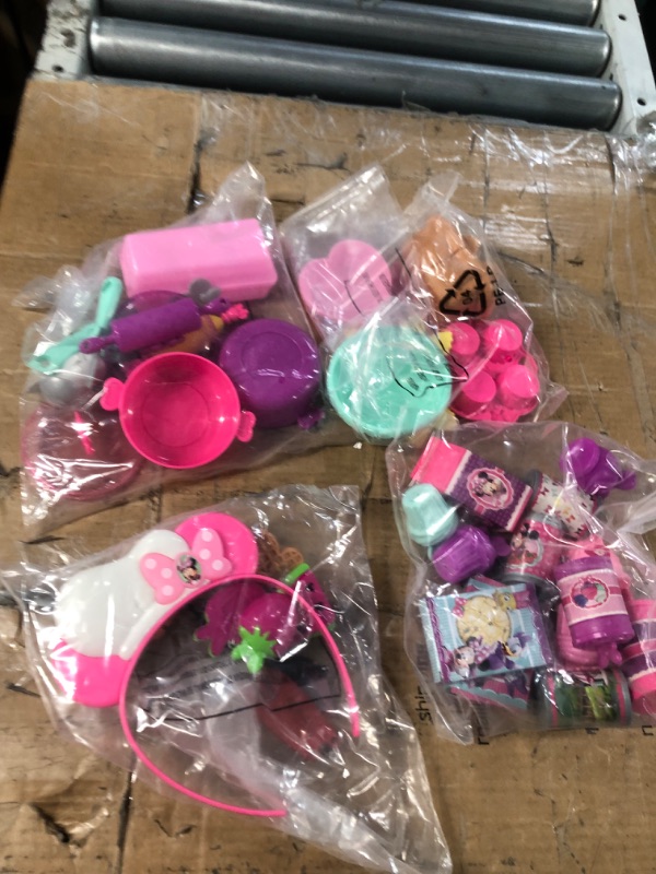 Photo 2 of Disney Junior Minnie Mouse Bow-Tique Bowtastic Kitchen Accessory Set, Over Fifty Piece Play Food and Utensils, Frustration Free Packaging, by Just Play