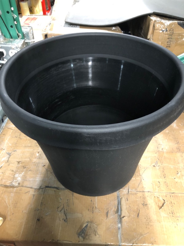 Photo 2 of Bloem Terra Pot 16" Planter - Black