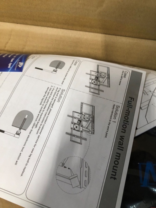 Photo 2 of Mounting Dream Long Arm TV Wall Mount for Most 42-90 Inch TV, 40 Inch Long Extension TV Mount Swivel and Tilt, Full Motion TV Mount Fits Max VESA 800x400mm, 150 lbs. Loading, 16”,18”, 24” Studs