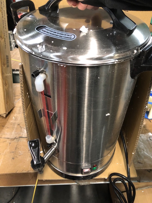 Photo 2 of ***NON REFUNDABLE NO RETURNS SOLD AS IS***
***PARTS ONLY***
**READ NOTES BELOW**GOLREAN 100 Cup/14.5Qt Electrical Commercial Coffee Urn Hot Water Dispenser 304 Stainless Steel Coffee Maker Dual Layers Automatic Temperature Control For Beverage Catering Ch