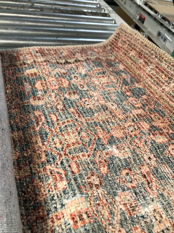 Photo 2 of * stock photo for reference * see all images *
Angela Rose x Loloi Aubrey Collection AUB-04 Blue / Terracotta, Traditional 2'-3" x 3'-9" Accent Rug Blue / Terracotta