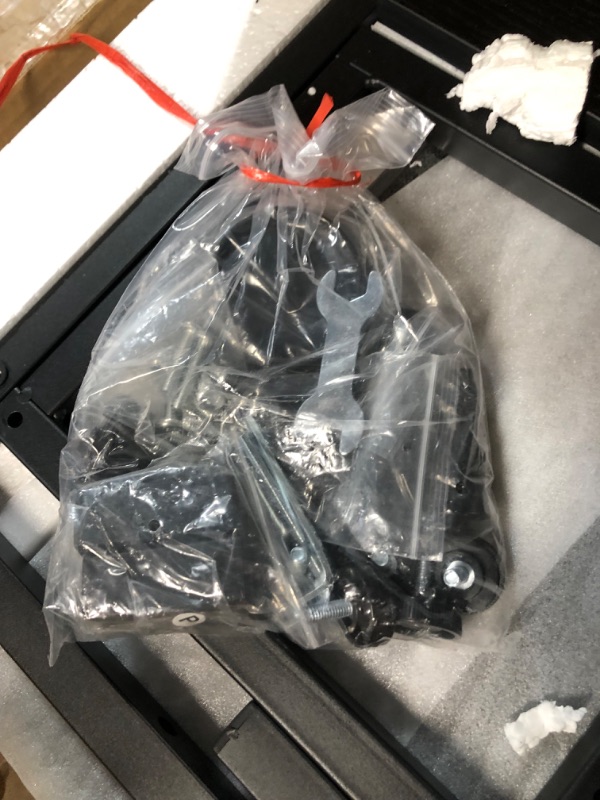 Photo 1 of ODK Small L Shaped Computer Desk, 48 Inch Corner Desk with Reversible Storage Shelves & PC Stand Black