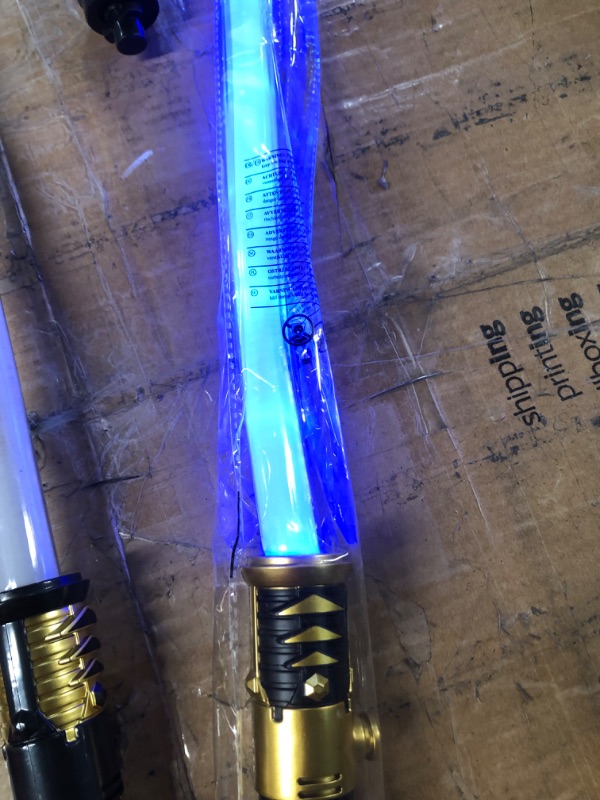 Photo 2 of *SEE NOTES* JOYIN 2 Pcs Light Sword Toys(28.5" ), 2 in 1 Light up Saber