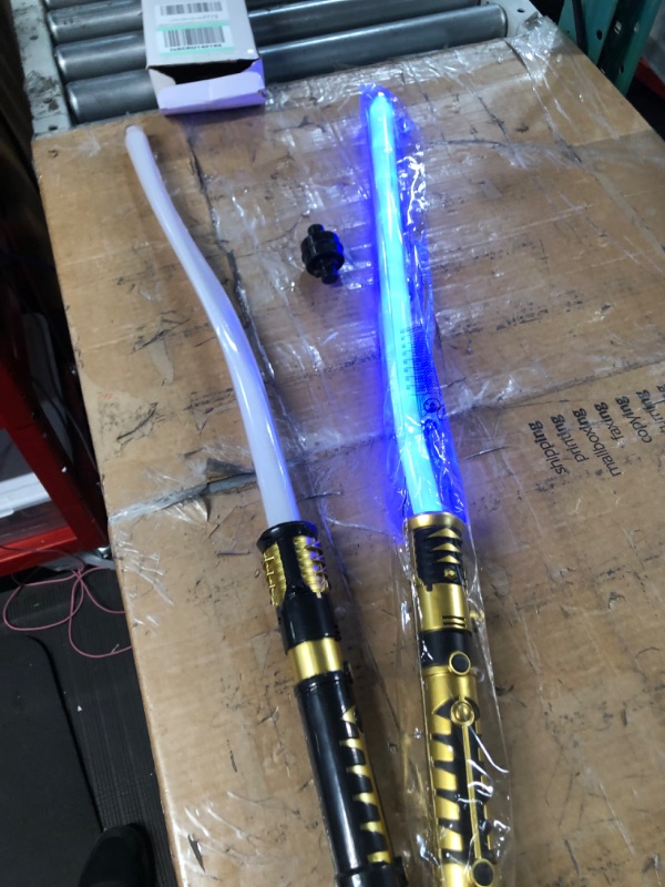 Photo 4 of *SEE NOTES* JOYIN 2 Pcs Light Sword Toys(28.5" ), 2 in 1 Light up Saber