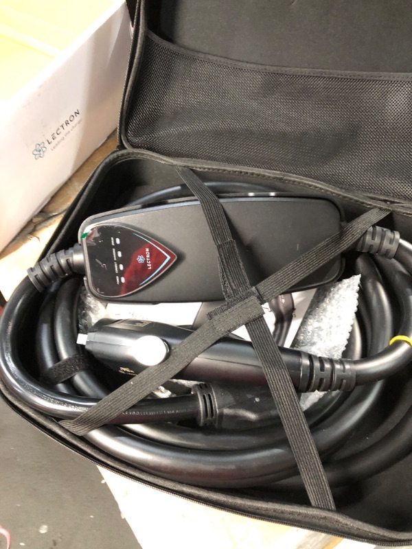 Photo 3 of Lectron Level 2 EV Charger - ETL Certified, 240V, 40 Amp, NEMA 14-50 Plug, 16 ft Extension Cord