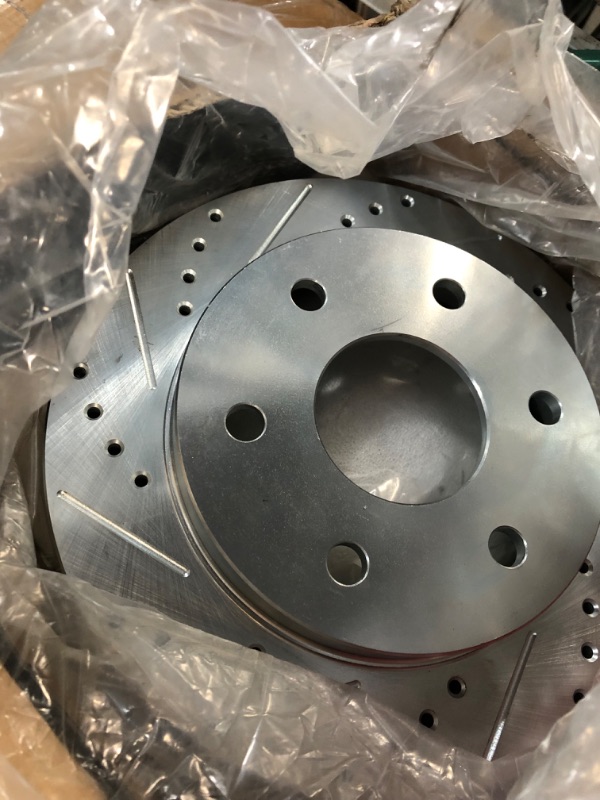 Photo 1 of *SEE NOTES* A-Premium 12.01 in (305mm) Front Drilled and Slotted Disc Brake Rotors Cadillac, Chevy & GMC Models - Escalade, Avalanche, Express, Silverado, Suburban, Tahoe