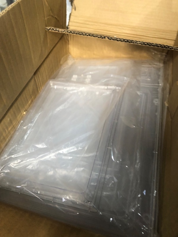 Photo 1 of iBune 24 Pack Drop Front Shoe Storage Boxes, Containers for Display Sneakers Boots, Fit US Size up to 12, White 24 Pack