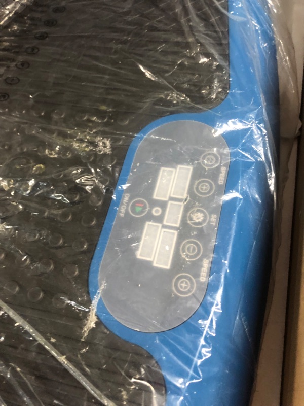 Photo 4 of *MINOR DAMAGE*
LifePro Hovert 3D Vibration Plate Machine - Dual Motor Oscillation, Blue