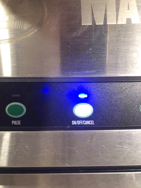 Photo 1 of * used * powers on * see all images *
Stainless Steel Vacuum Sealer with Bag Cutter and Holder