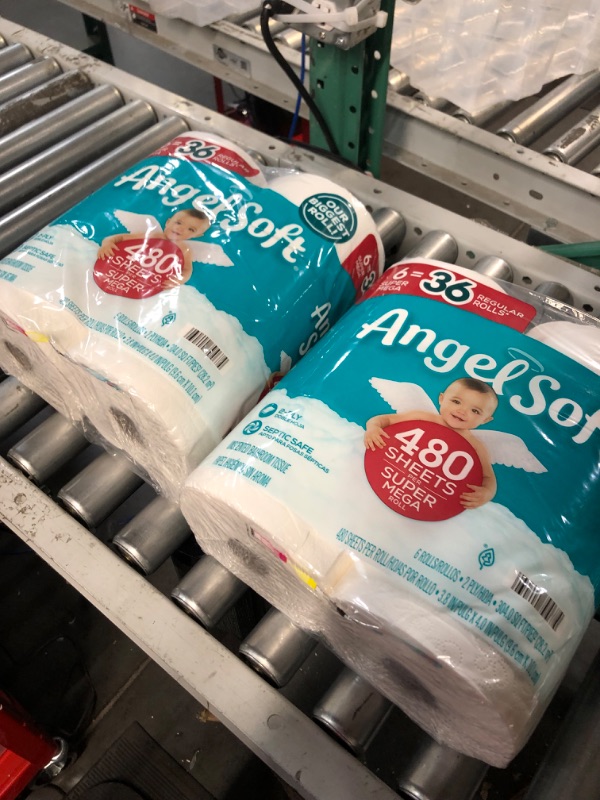 Photo 2 of Angel Soft Super Mega Toilet Paper, 6 Super Mega Rolls