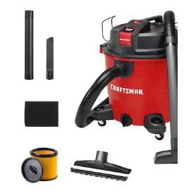 Photo 1 of [READ NOTES]
CRAFTSMAN 16-Gallons 6.5-HP Corded Wet/Dry Shop Vacuum with Accessories Included