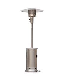 Photo 1 of * SEE NOTES* Style Selections 48000-BTU Stainless Steel Stainless Steel Floorstanding Liquid Propane Patio Heater