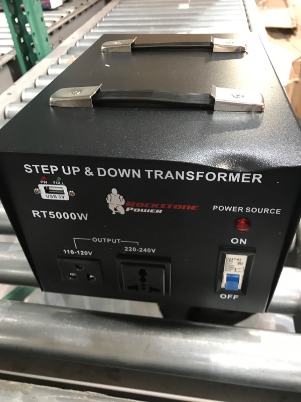 Photo 4 of ROCKSTONE POWER 5000 Watt Voltage Converter Transformer - Heavy Duty Step Up/Down 