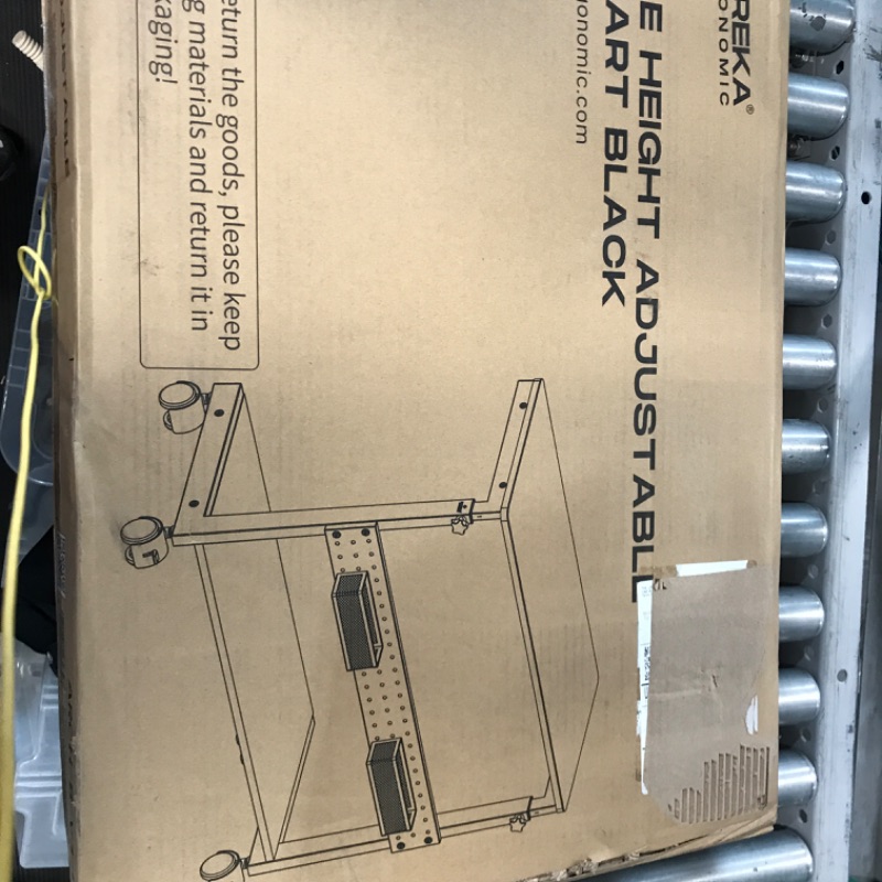 Photo 4 of EUREKA ERGONOMIC Height Adjustable Computer Tower Stand, 2-Tier ATX-Case CPU Holder 