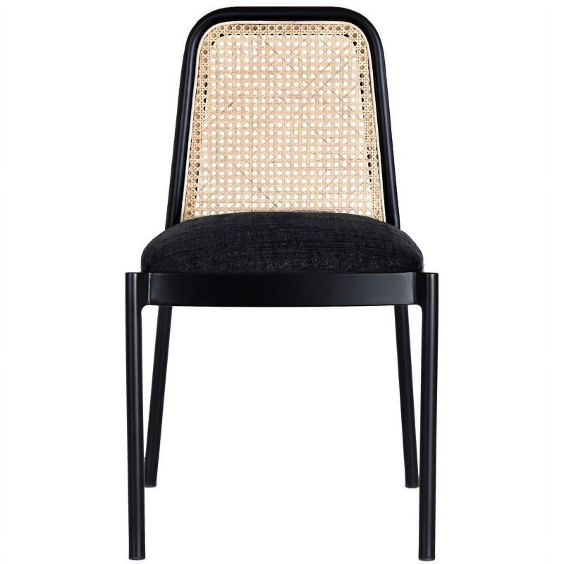 Photo 1 of **MINOR CRACKS**
Meridian Furniture Atticus Black Powder Coated Metal Dining Chair (1 chair)
