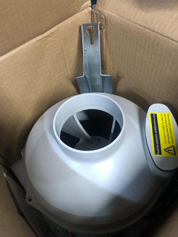 Photo 2 of  | Radon Mitigation Fan 4" 190CFM | Waterproof Duct Fan (Indoor/Outdoor) 4-Inch, PF-100