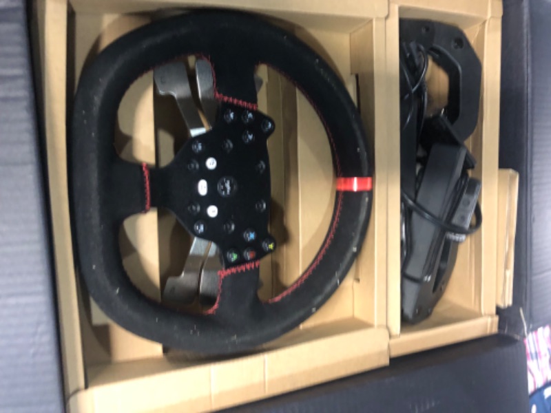 Photo 2 of Force Feedback Steering Wheel, PXN V10 Real Force Feedback Driving Wheel with 6+1 Speed 