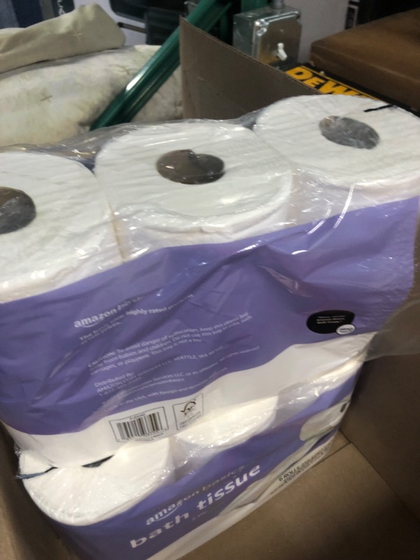 Photo 3 of **STOCK PHOTO   Amazon Basics 2-Ply Toilet Paper, 6 Rolls 3 PACKS