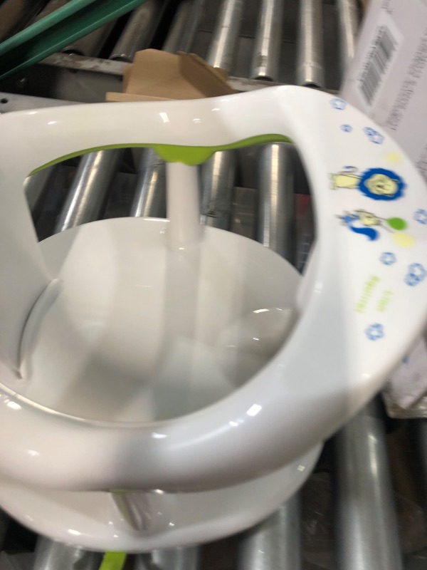 Photo 3 of Baby Bath Seat for Babies 6 to 18 Months / Non-Slip Infants Toddlers Taking Bath by Sitting in WHITE