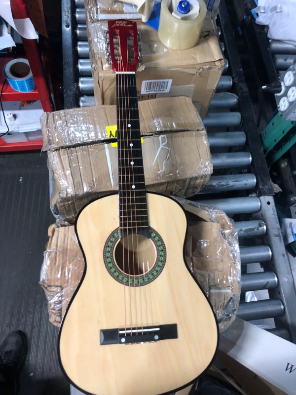 Photo 2 of ***USED - MISSING PIECES***
Beginner 30” Classical Acoustic Guitar - 6 String Linden Wood Traditional Style Guitar w/ Wood 