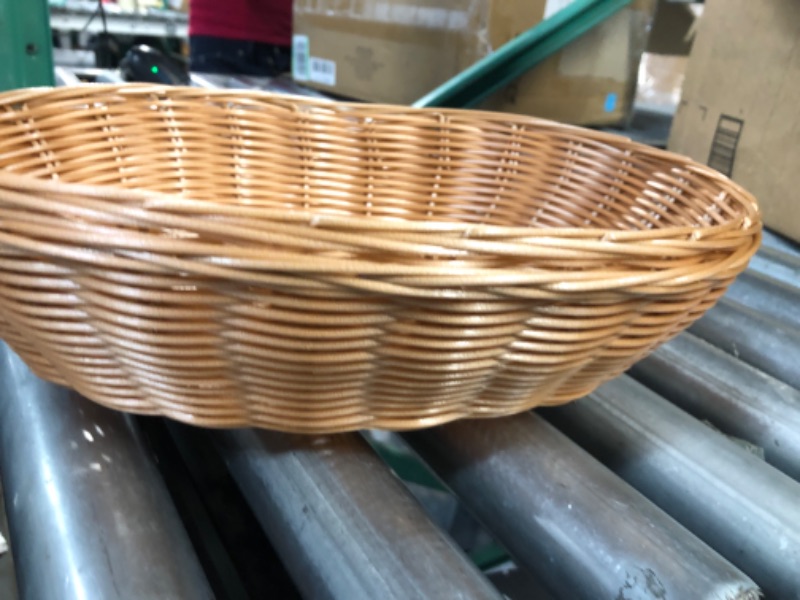 Photo 3 of 10pcs gift basket empty bulk 12.6 x 9.5 x 3.2" woven oval
