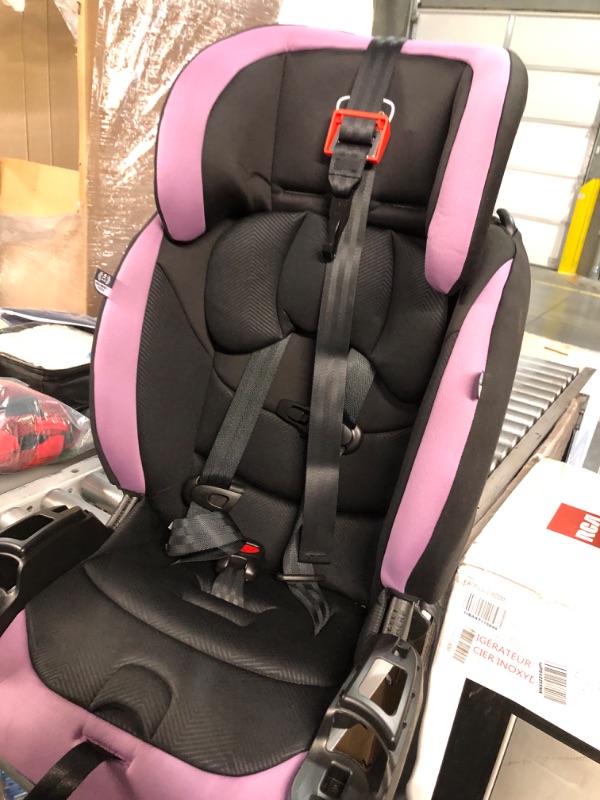 Photo 4 of Evenflo Maestro Sport Convertible Booster Car Seat, Forward Facing, High Back, 5-Point Harness, For Kids 2 to 8 Years Old, Whitney Pink