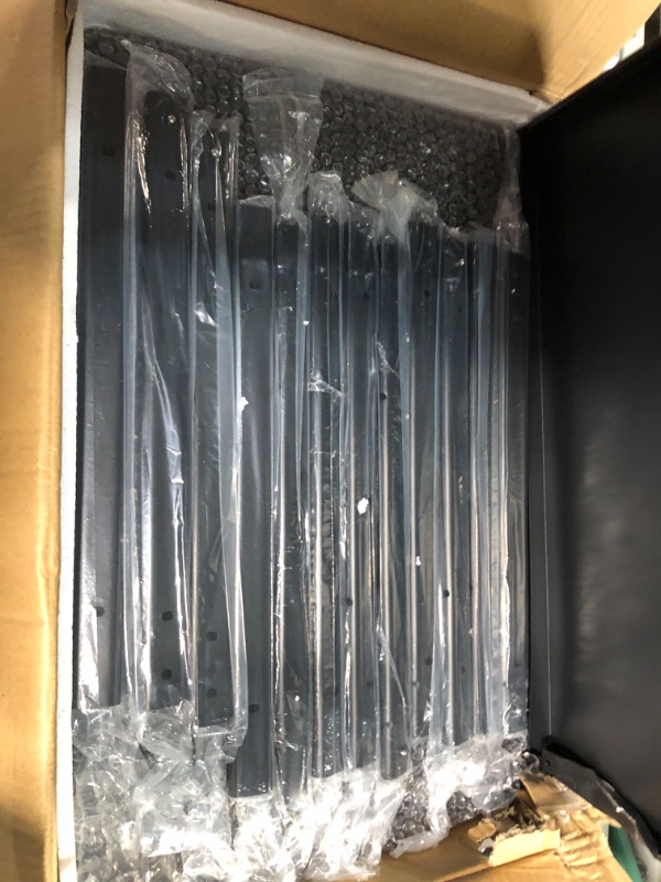 Photo 1 of Denkee 5-Tier Kitchen Baker's Rack, Heavy Duty Free Standing Baker's Rack for Kitchens Storage with Rolling Wheels, Upgraded Industrial Microwave Oven Stand Rack (23.6 L x 14.6 W x 62.99 H) 5 tier kitchens storage bakers rack