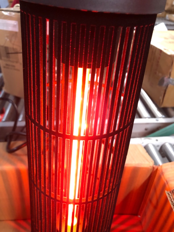 Photo 2 of Star Patio Electric Patio Heater, Outdoor Heater, Infrared Patio Heater With Unique Lantern Shape Design, Outdoor Freedstanding Heater, IP55 Waterproof, Touch Switch, STP1319-RMHD