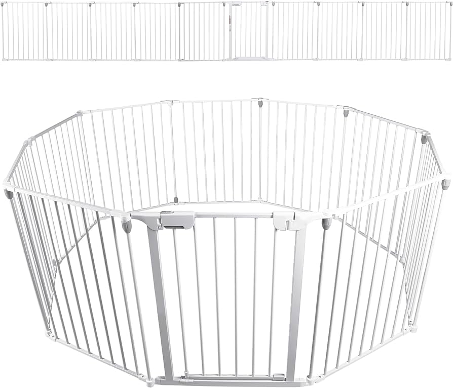 Photo 1 of Baby Gate Extra Wide with 10 Metal Pannels,Extra Long Dog Gate Pet 